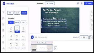 Animate lyrics' text, Try animated lyric video maker - ProVideo