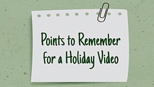 Make holiday video, Tips for making holiday video, Best holiday video maker - ProVideo