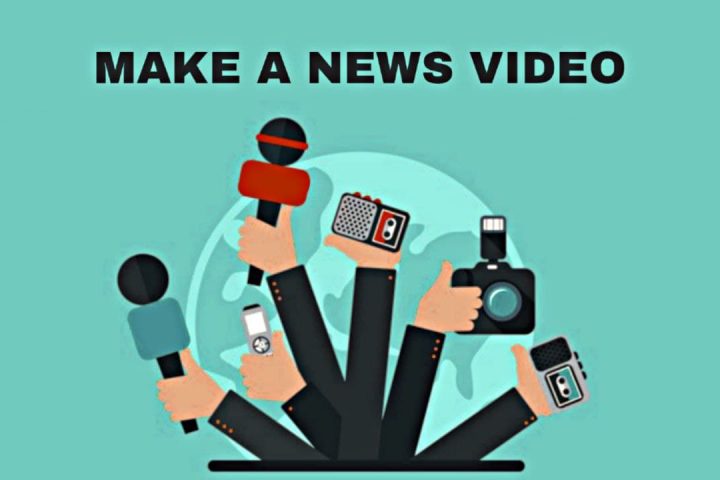 Create a breaking news template video, App for video news template - ProVideo